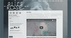Desktop Screenshot of alicerosemusic.com